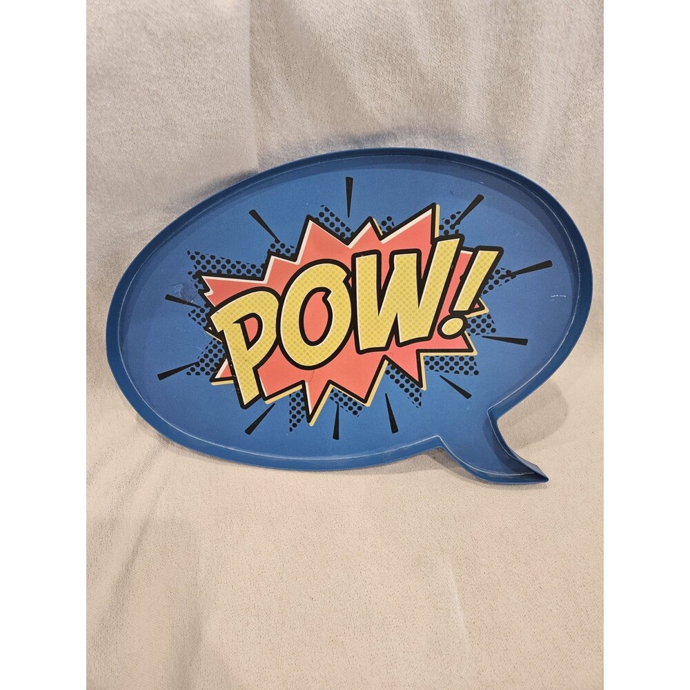 Pow! Caption Bubble Cartoon Caption Metal Sign from Hobby Lobby Comics